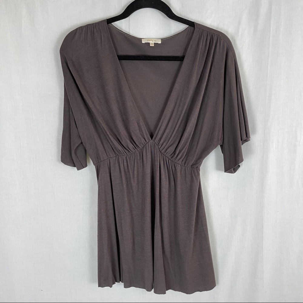 ☃️3 for $23 ☃️Matty M Empire Elastic Waist Raglan S/S Top